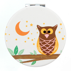 OEM ODM Biểu Tượng Tùy Chỉnh Cá Nhân Mô Hình Cổ Điển Nhỏ Gọn Gương Owl Thiết Kế Trang Điểm Gương Mini Vanity Nhỏ Gọn Gương - Product Image 4