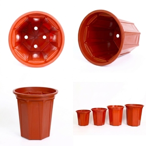 Heavy Duty Black PP Plastic Grow <b>Pots</b> for Tomatoes Peppers <b>Vegetables</b> Excellent Drainage Nursery Planters B2B - Product Image 2