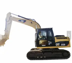 used cat excavator Crawler Hydraulic Digger Cat 312D Used Caterpillar 312 used crawler excavator seat glass ripper from china
