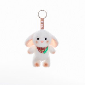 HECION Portachiavi in Peluche Morbido al Tatto Effetto <span class=keywords><strong>Visone</strong></span>, Giocattolo di Peluche a Forma di Agnello, Scimmia, Elefante, Bambola di Peluche Profumata per Decorazione Auto - Product Image 5