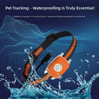Collier GPS pour chien et chat avec suivi anti-perte, design étanche, matériau plastique