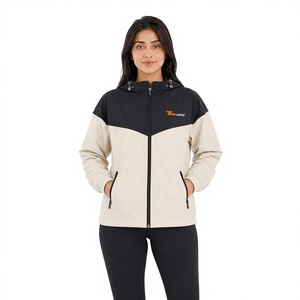 Chaqueta Cortavientos con Capucha para Mujer Tiierwear, Impermeable, Resistente al Viento, con Cierre, de Poliéster, Ropa de Invierno Ecológica y Ligera - Product Image 1