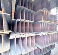 Poutre en acier H Q235B Q355B SS400 100x100-900x300mm 6m 12m Épaisseur 6-25mm Construction de structures GB ASTM ISO9001 CE