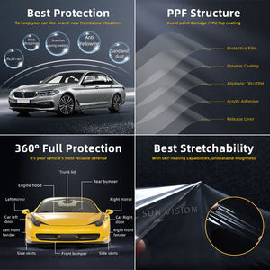 Ultra Brillant ppf flim TPU peinture protection film 1.52x1 5m/rouleau <span class=keywords><strong>auto</strong></span>-guérison TPH de voiture clair soutien-gorge film <span class=keywords><strong>auto</strong></span> réparation TPH TPU ppf film - Product Image 6
