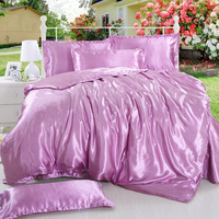Ensembles de housses de couette en soie pour l'hiver, chauds et épais, doux pour la peau.
