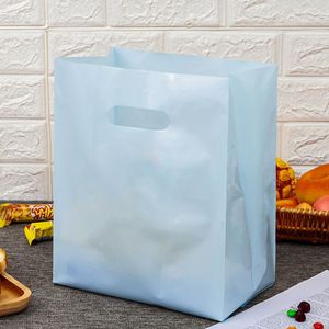 Borsa da asporto con Logo personalizzato per fast food da asporto da asporto spessita in plastica usa e getta per borse da ristorante - Product Image 2