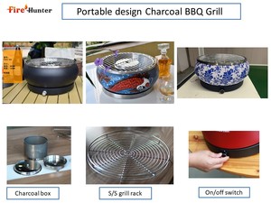 2025 Haute Qualité Vente Chaude Meilleure Qualité OEM Portable Conception Charbon De Bois Barbecue Grill Maison Type Grill OEM Most-FH21-8826 - Product Image 3