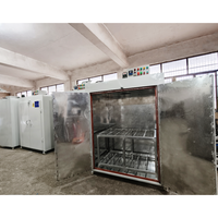 Four de séchage continu grande capacité en acier inoxydable 380V à circulation d'air chaud stable, chauffage électrique industriel autonome