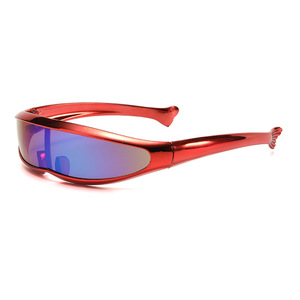 Gafas de Sol Futuristas Y2K con Protección UV400, Resistentes al Viento, Unisex, para Deportes al Aire Libre, Protección UV Moderna para Hombres y Mujeres - Product Image 5