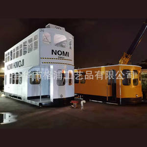 Custom 9M 12M Metal British Double Decker <b>Bus</b> For Mall Theme Park Mobile Boutique Hotel - Product Image 3