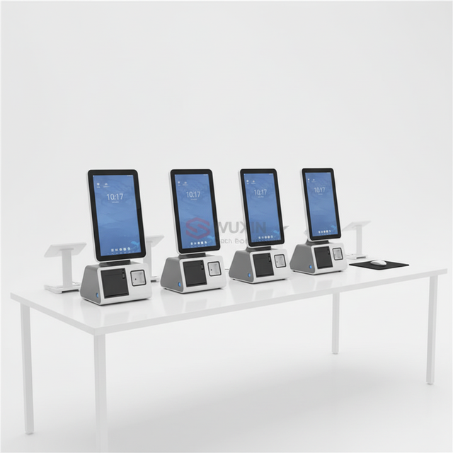 WUXIN Aluminum Alloy 15.6" Windows/Android11-13 All-in-One Point Sale Terminal Factory Direct Seamless Design Desktop Cash