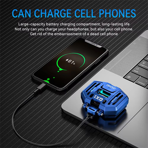 Le plus récent DX03 tws powerbank mécanique métal sens bluetooth jeu sans fil écouteurs intra-auriculaires à faible latence écouteurs mains libres écouteurs - Product Image 2