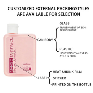 Huile bronzante végane biologique OEM, marque privée, bronzant corporel, autobronzant TANNING20, 100 ml/flacon, 3 ans, 500 pièces, tous types de peau - Product Image 4