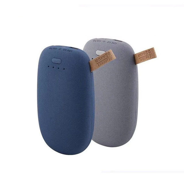 Two Output 10400mAh Portable Phone Charger Powerbank Stone Design Soft Pebbles Mobile Power Bank 8000mah 8800mAh Custom logo