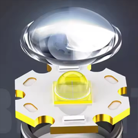 Lampe torche laser blanche rechargeable USB-C, longue portée 1000m, étanche IP55, haute puissance, lampe torche tactique LED P50