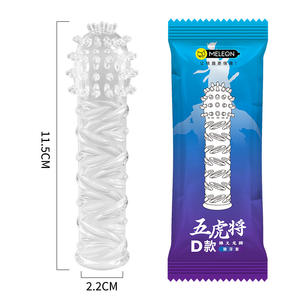 Préservatif piercing pénis pénétration nue <span class=keywords><strong>ultra</strong></span>-mince accessoire sexuel masculin longue durée - Product Image 2