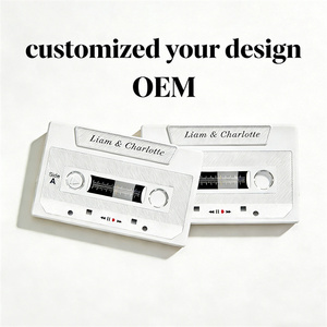 เทปคาสเซ็ตเสียงสั่งทำส่วนตัว 60 วินาที/300 วินาที พร้อมโลโก้ที่ปรับแต่งได้ การ์ดเสียงอวยพรสำหรับวันเกิด วันแม่ และวันคริสต์มาส - Product Image 1