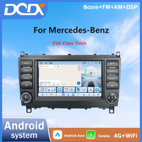 Untuk Mercedes-Benz CLK-Class W209 Layar 7" Radio Mobil, Dengan Wireless Multimedia CarPlay & Android Auto GPS Navigasi Pemutar Mobil