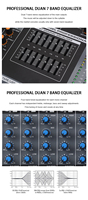 Bekboes Meilleure vente BEV-16U usine Console de mixage numérique Audio professionnel 16 canaux