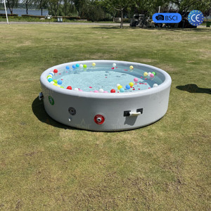 Piscina Inflable <span class=keywords><strong>con</strong></span> Tobogán y Aspersor, Parque Acuático Infantil, Seguro y Duradero, el Mejor Regalo de Verano para Niños, Actividad al Aire Libre - Product Image 3