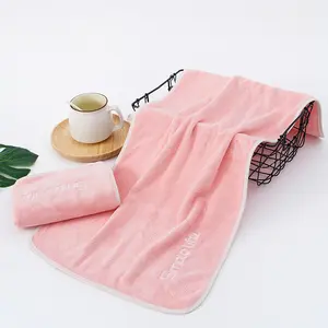 Toalha de microfibra para cabelo, toalha de banho personalizada, toalha microfibra com logo, 2022