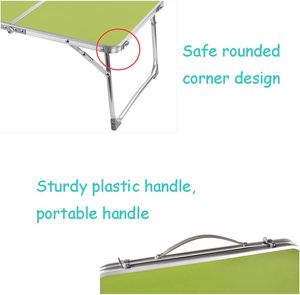 Custom Logo <strong>Foldable</strong> Portable <strong>Small</strong> Green <strong>Table</strong> for Computer Laptop - Product Image 6