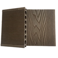 Tarima de Madera Plástica Compuesta (WPC) de Alta Calidad para Terraza y Balcón, con Revestimiento Impermeable y Relieve 3D