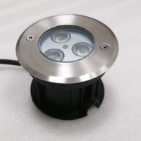 Lumière LED encastrée de qualité commerciale IP68 12V/24V basse tension en acier inoxydable avec capteur de lumière pour éclairage souterrain