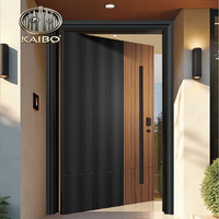 Vente en gros Nouveau design de porte de luxe en fer forgé Porte d'entrée principale extérieure moderne en fer pour l'extérieur Hôtel Utilisation pour le salon
