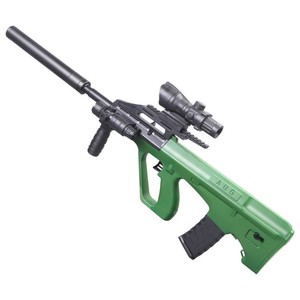 Vente en gros RTS AUG 7MM Pistolet à billes de gel en nylon, Blaster à eau sûr pour l'extérieur, Pistolet à balles souples, Pistola De Hidrogel - Product Image 1