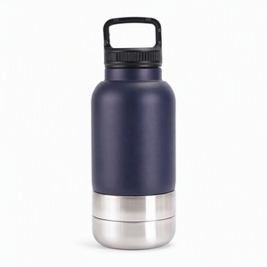 S-7848 Dog Water Bottle with Bowl 32oz Vacuum Insulated Stainless Steel Travel Pet Water Dispenser Insulated Dog Water Bottle - Product Image 5