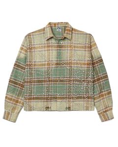 Chemise unisexe OEM à strass, tendance, à carreaux, streetwear, manches longues, style hip-<span class=keywords><strong>hop</strong></span> viral - Product Image 1