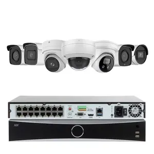 批发原装HIK 4MP 8MP ColorVu圆顶子弹鱼眼眼POE IP安全闭路电视摄像机兼容HIKvision NVR