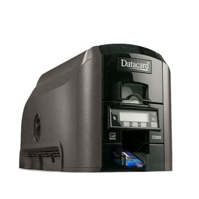 Entrust DATACARD CD800 Single Dual Sided Plastic ID PVC Card Printer for Business Office Access Control Badge Production IC ID