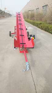 Petrol Engine Log Wood Conveyor Atv Firewood Conveyor Belt Rubber Agricultural Elevator Machine - Product Image 6