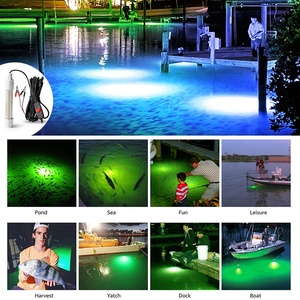 โคมไฟหาปลาใต้น้ำ IP68 12V 36V 13W 16W ใต้น้ำโคมไฟเลี้ยงปลาสีเขียวสีฟ้าสีขาวอบอุ่นเหยื่อตกปลา - Product Image 3