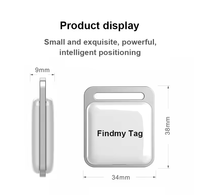 Dispositif de suivi en temps réel portable pour Apple Mini Locator Tracker pour enfants, animaux de compagnie, Find My Tag, traceur GPS intelligent anti-perte