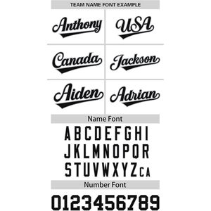 Custom Baseball Jersey Stripe Softball Shirt Personalized Name Number Unisex V <b>Neck</b> Breathable Sublimated 360 Grams - Product Image 5