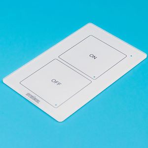 Interruptor de Luz Inteligente para el Hogar, Panel de Vidrio con Botones de Encendido/Apagado, Panel Táctil de Vidrio Templado para Decoración de Baños y Pantalla - Product Image 4