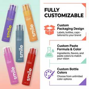 Dentifrice OEM 60g aux saveurs variées, fraîcheur fruitée, bienfaits nettoyants supérieurs, saveur vanille - Product Image 6