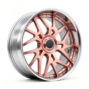 Jantes forgées à profil profond chromées or rose 20 21 22 23 24 26, adaptées aux Chevrolet Impala, Pontiac, <span class=keywords><strong>Oldsmobile</strong></span> et Fuego - Product Image 1