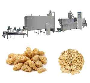 Máquina para hacer carne de soja vegetariana de forma cuadrada a buen precio, línea de procesamiento de proteína de soja - Product Image 2
