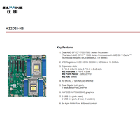 Carte mère serveur Supermicro H12SSL-I en promotion, simple socket SP3, pour AMD EPYC 7002 7003, PCIe 4.0, DDR4, pour HPC et virtualisation