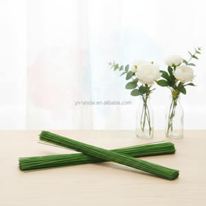 18 #   ลวดดอกไม้ประดิษฐ์ทำมือสำหรับจัดสวน งานฝีมือ DIY กิ่งฮอลลี่ ลวดเหล็กหุ้มกระดาษสำหรับงานแต่งงาน - Product Image 5