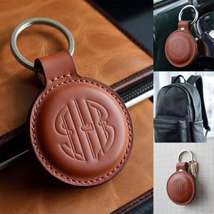 Venta al por mayor personalizado Metal cuero Llavero Cuero Nfc personalizado etiqueta negocios llaveros con Nfc Chip Social Media - Product Image 4