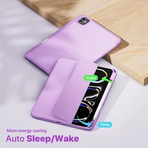 Funda protectora para tableta iPad Air 13 2024 con ranura para lápiz, cobertura total, resistente a caídas. - Product Image 4