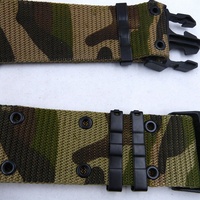 Ceinture tactique en nylon et polyester à libération rapide de 5,7 cm, robuste, personnalisée avec impression camouflage