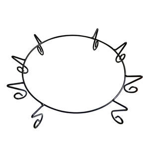 ชามขนมเซรามิกลายแมงมุมสำหรับฮาโลวีน พร้อมขาตั้งโลหะ ชามสลัด ชามขนมลายแมงมุมทำจากดอลลิเมทเพ้นท์มือ - Product Image 5