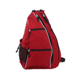 Multi Functional Sports <b>Backpack</b> Red Unisex Outdoor Gym Bag Adjustable <b>Strap</b> Polyester Material - Product Image 1
