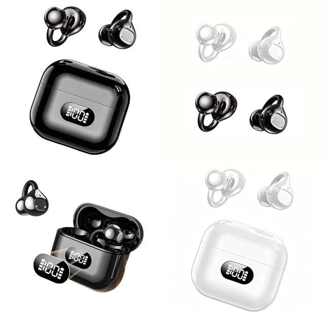 Earphones Wireless OWS Stereo Earphone with LED Display Clear Calls Comfort Fit Earbuds Open Ear for Sports New Trending 2026